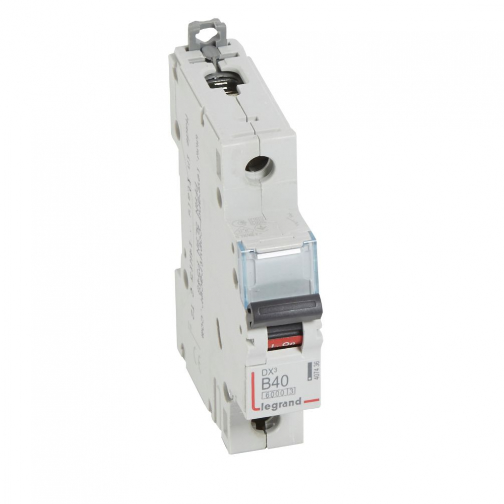 WYŁĄCZNIK NADPRĄDOWY B 40A 1-POLOWY SERII DX3 S 301 - 407436 - LEGRAND