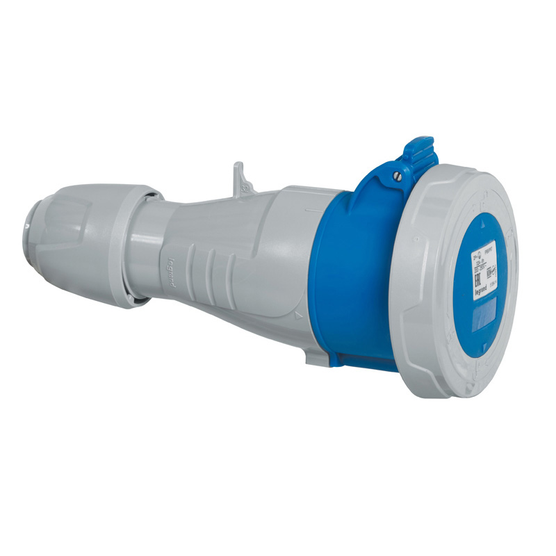 GNIAZDO PRZENOŚNE 32A 3 POLOWE Z TOREM NEUTRALNYM Z UZIEMIENIEM 230V IP67 - 555416 - LEGRAND