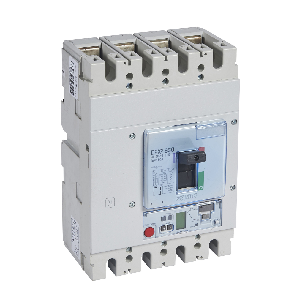 ROZŁĄCZNIK MOCY 630A 4 BIEGUNY PRĄD ZWARCIOWY 50KA DPX3 - 422195 - LEGRAND