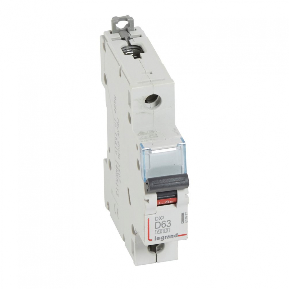 WYŁĄCZNIK NADPRĄDOWY D 63A 1 POLOWY CHARAKTERYSTYKA D SERII DX3 S 301 - 407977 - LEGRAND