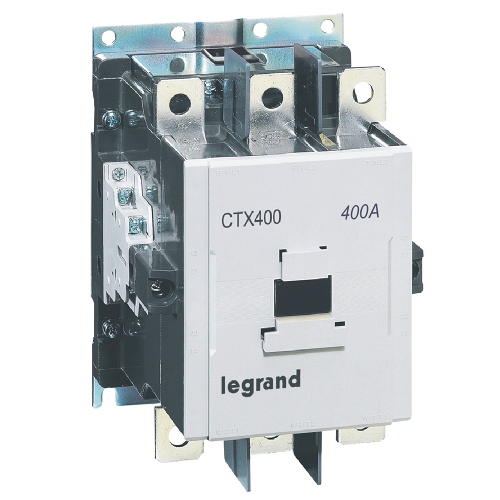 STYCZNIK MOCY 400A 3 POLOWY STYKI POMOCNICZE 2NO 2NC STEROWANIE 380V-450V AC CTX3 - 416329 - LEGRAND