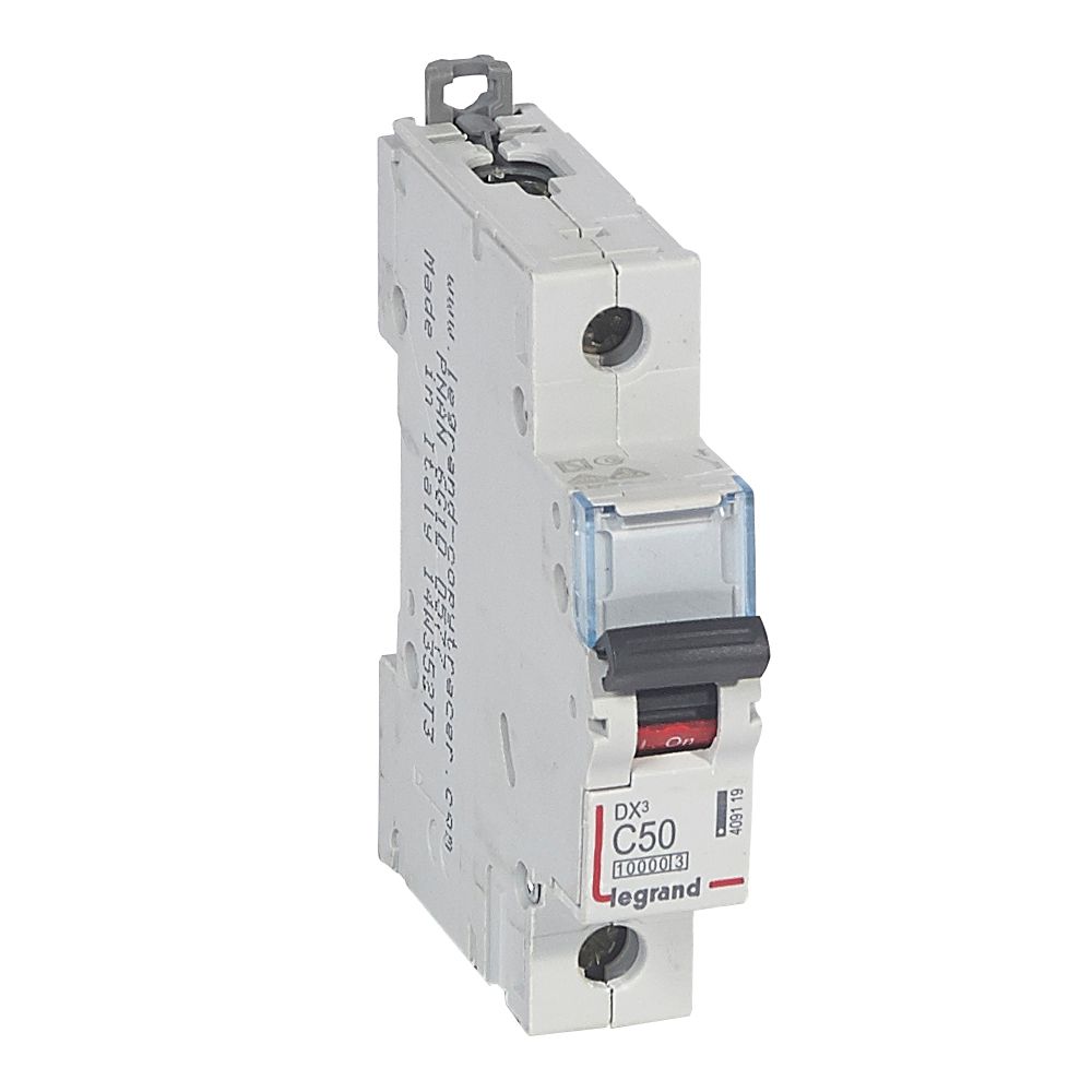 WYŁĄCZNIK NADPRĄDOWY C 50A 1 POLOWY CHARAKTERYSTYKA C SERII DX3 S311 - 409119 - LEGRAND
