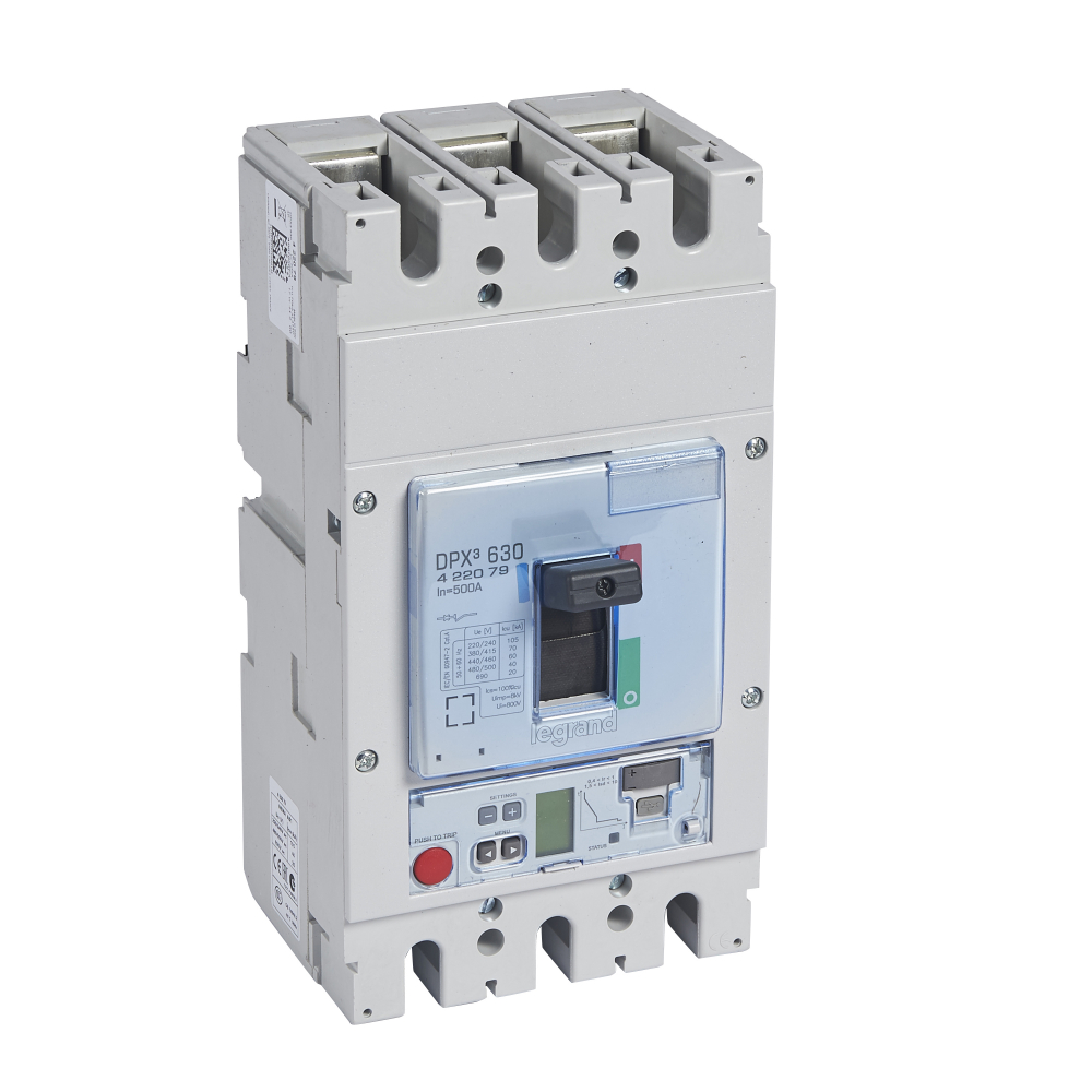 ROZŁĄCZNIK MOCY 500A 3 BIEGUNY 70KA DPX3 - 422079 - LEGRAND