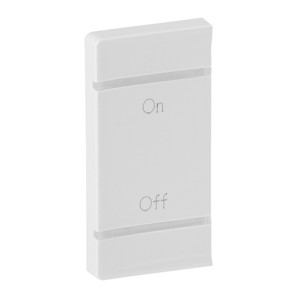 KLAWISZ LEWY ON-OFF 1 MODUŁ BIAŁY - 755585 - LEGRAND