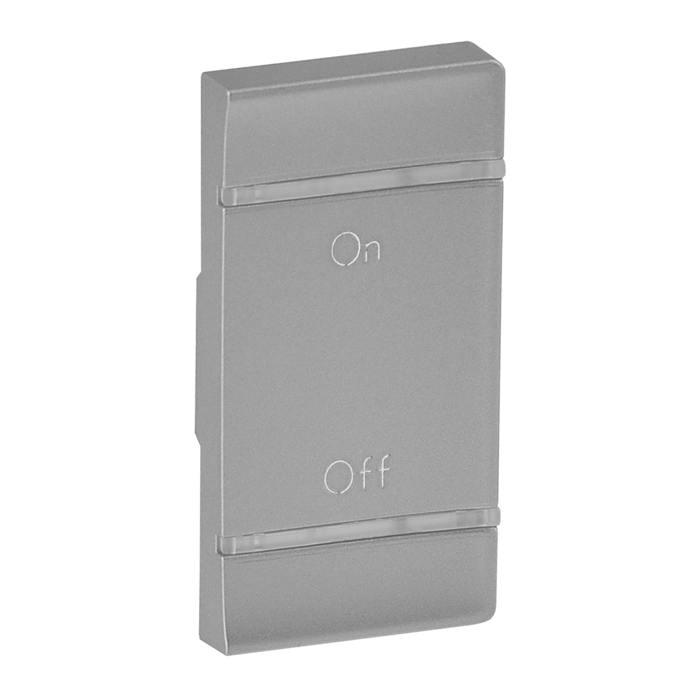 KLAWISZ PRAWY ON-OFF 1 MODUŁ ALUMINIUM - 755577 - LEGRAND