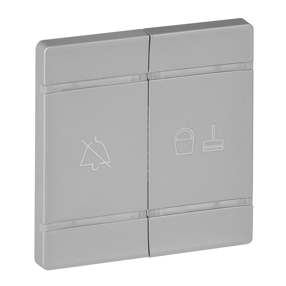 KLAWISZ FUNKCYJNY HOTEL 2X1MODUŁ ALUMINIUM - 754932 - LEGRAND