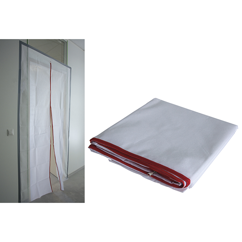KURTYNA PRZECIWPYŁOWA Z ZAMKIEM FLIZELINA 120 X 220 - 393032 - HAUPA