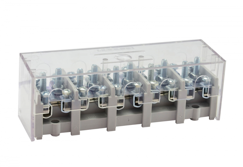 ODGAŁĘŹNIK INSTALACYJNY 5-SEGMENTOWY (ZACISK: 5X2X35 MM2 - 5X4X16 MM2) Z POKRYWĄ LZ5X35/16WYK.12P. - 84036002 - SIMET