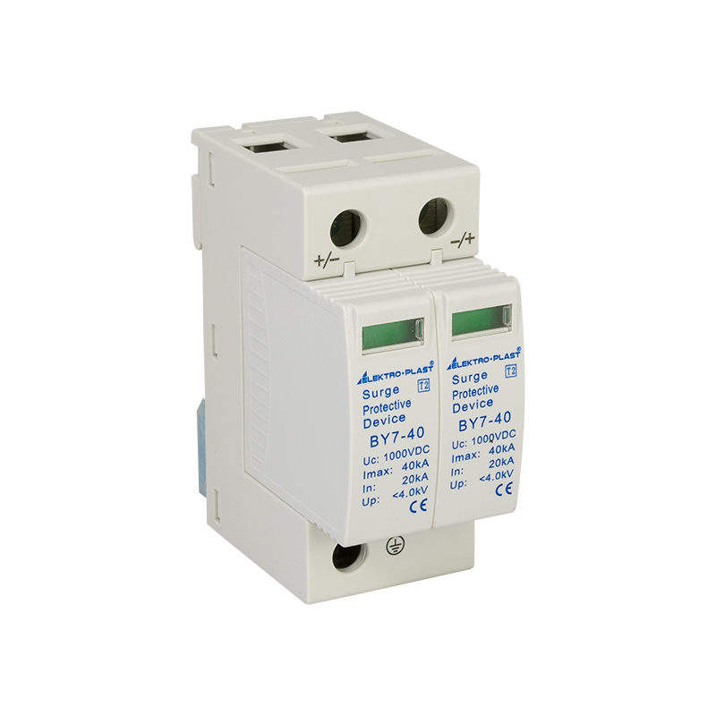 Ogranicznik przepięć PV 2P (T2 DC) 1000VDC BY7-40/2-1000V DC - 87.745 - ELEKTROPLAST OPATÓWEK