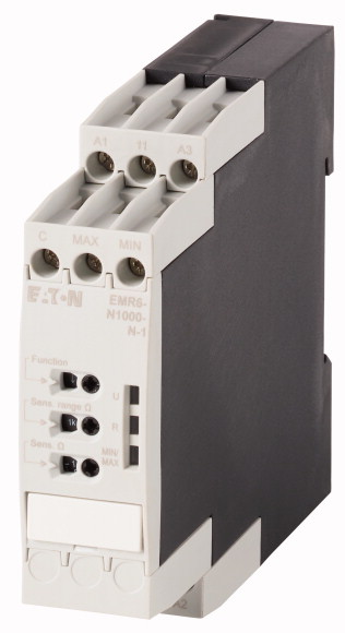 PRZEKAŹNIK MONITORUJĄCY POZIOM, 110 - 130 V AC, 0.1 - 1000 K?, EMR6-N1000-N-1 - 184756 - EATON