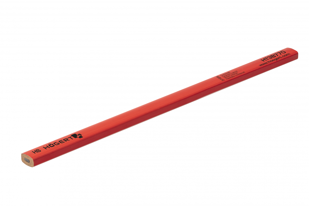 OŁÓWEK STOLARSKI, HB, 250 MM - HT3B770 - HOGERT