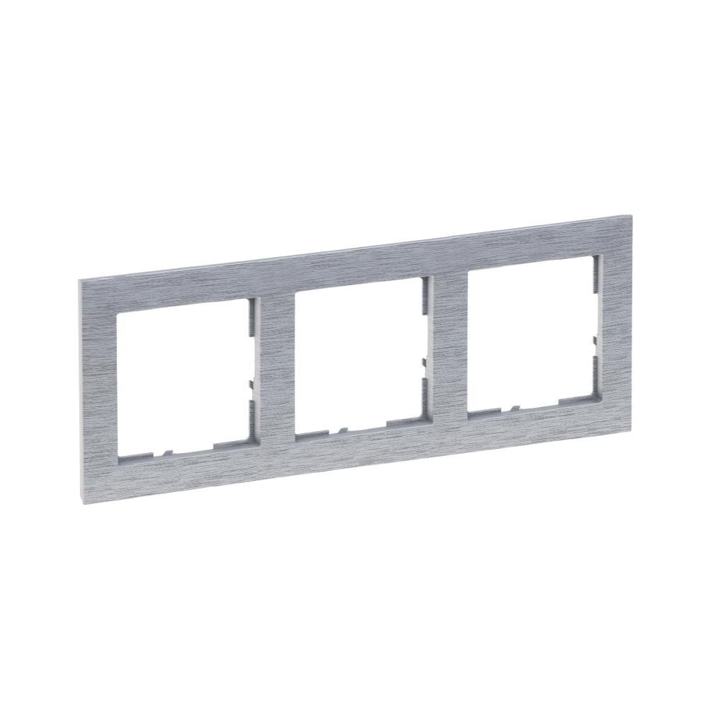RAMKA - 3X ALUMINIUM SZCZOTKOWANE SUNO - 721563 - LEGRAND