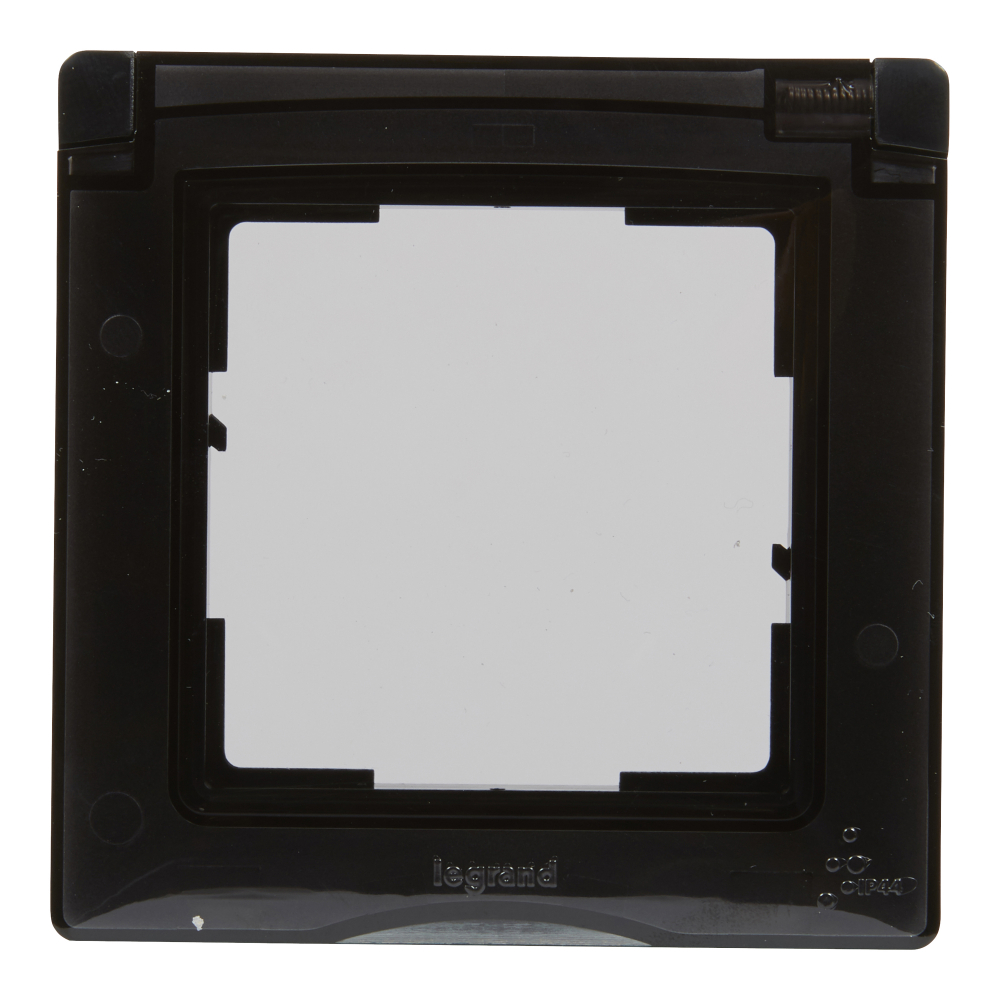 RAMKA POJEDYNCZA IP44 CZARNY SUNO - 721444 - LEGRAND