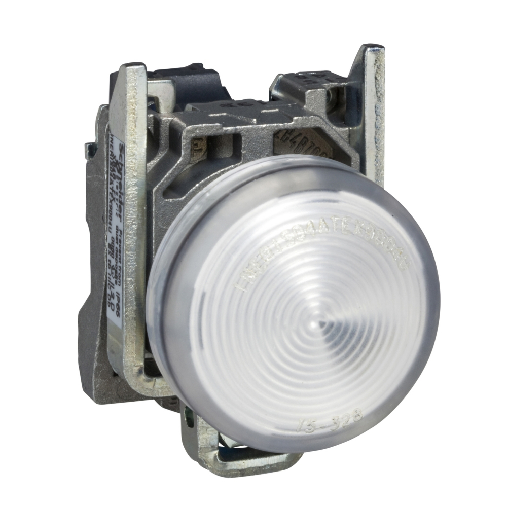 Harmony XB4 Lampka sygnalizacyjna biała LED 24V metalowy - XB4BVB1EX - SCHNEIDER ELECTRIC