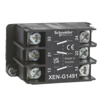 Harmony XAC Blok styków samopowrót 1NC+2NO zaciski śrubowe - XENG1491 - SCHNEIDER ELECTRIC