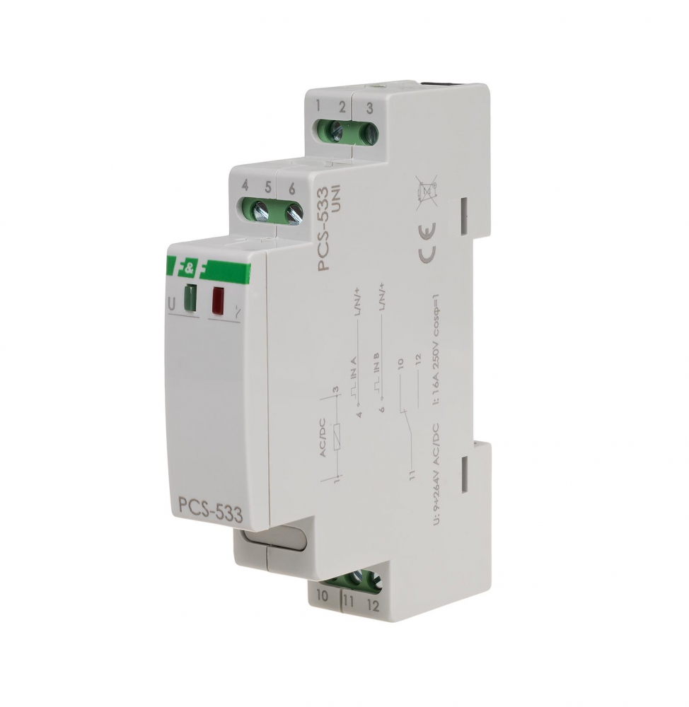 Przekaźnik czasowy z komunikacją NFC multifunkcyjny (programowalny) - PCS-533UNI - F&F