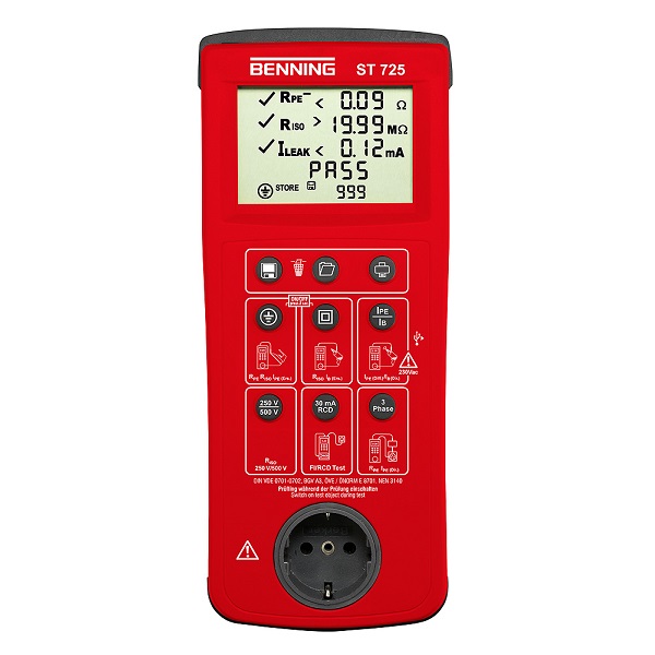Miernik do testów urządzeń elektrycznych BENNING ST 725 - BG050316 - BENNING