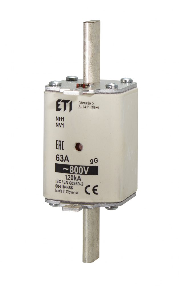 WKŁADKA TOPIKOWA NH - ZWŁOCZNA / KOMBI NH1 GG 200A/800V - 004184463 - ETI