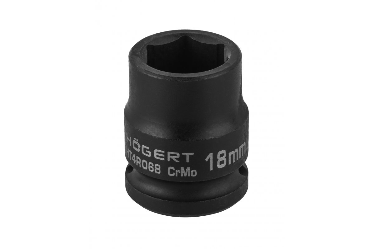 NASADKA UDAROWA 1/2", 18MM, CRMO, KRÓTKA - HT4R068 - HOGERT