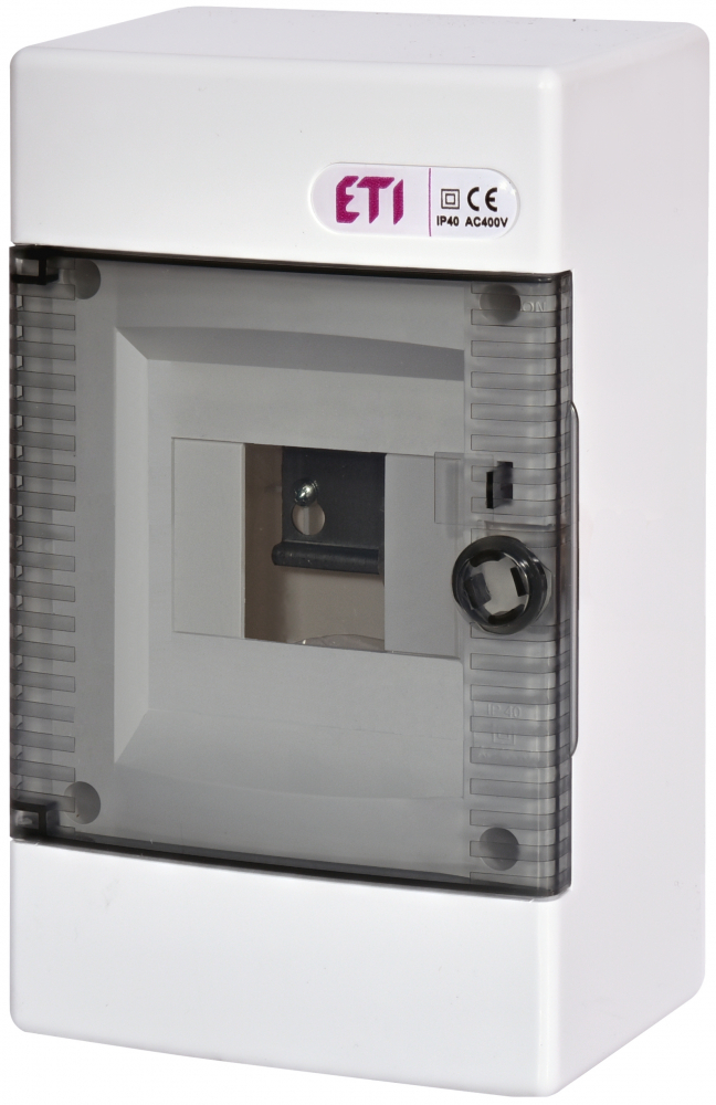 OBUDOWA NATYNKOWA 1 RZĄD 4 MOD. DRZWI TRANSPARENTNE ECT4PT - 001100140 - ETI