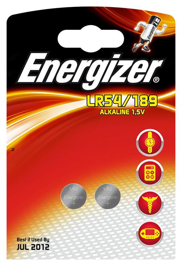 BATERIA SPECJALISTYCZNA 1.5V 189/LR54/LR1130/G10/AG10/GP89A /2SZT/ - 7638900083088 - ENERGIZER