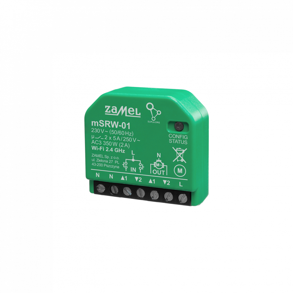 SUPLA STEROWNIK ROLET WI-FI TYP: mSRW-01 - SPL10000022 - ZAMEL