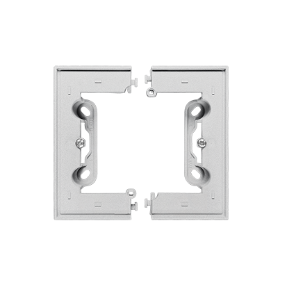 Puszka natynkowa pojedyncza, składana do ramek LINE/DUO – Wysokość: 40 mm. (1 szt. TSC/.. = 2 elementy); Aluminium mat Simon 55 - TSC/143 - KONTAKT SIMON