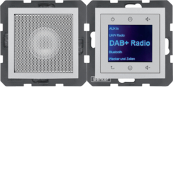 Hager berker - Radio Touch / DAB , S.1/B.3/B.7 antraciet mat, verkoop