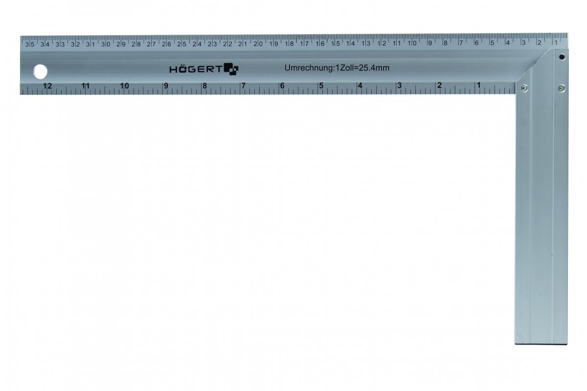 Kątownik aluminiowy 250x190 mm - HT4M202 - HOGERT