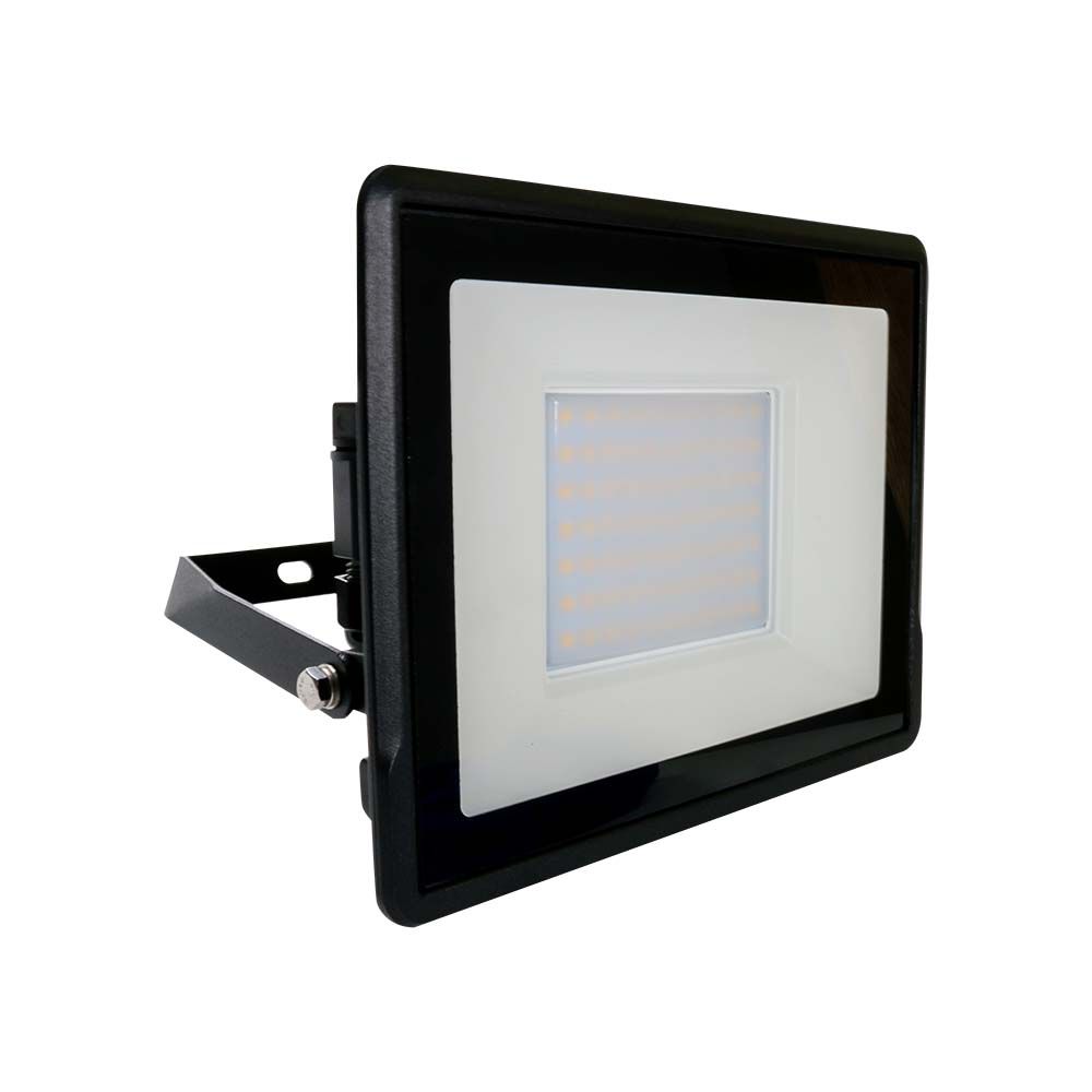 50W Naświetlacz LED SMD z mufą kablową / Chip SAMSUNG / Barwa:3000K / Obudowa: Czarna - 20313 - V-TAC