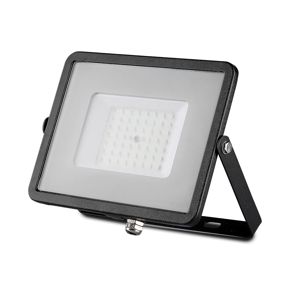 50W Naświetlacz LED SMD / Chip SAMSUNG / Barwa:3000K / Obudowa: Czarna - 21406 - V-TAC