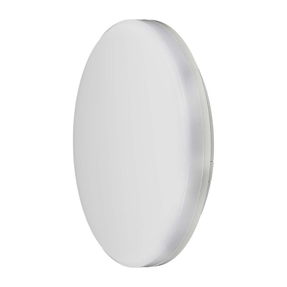 15W Plafon LED / IP44 / Chip Samsung / Barwa:6400K / Klosz PC / Okrągły - 2113899 - V-TAC