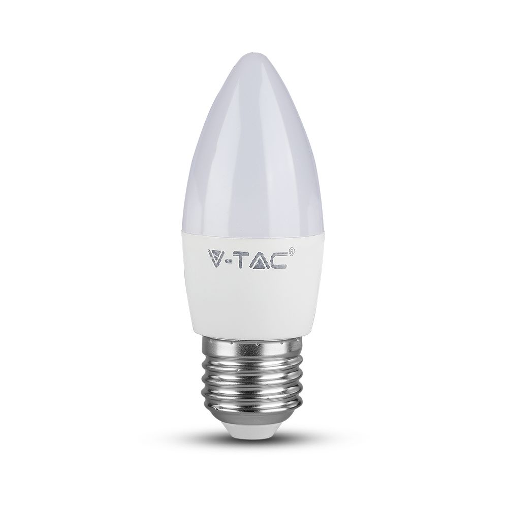 4.5W Żarówka LED C35 / Barwa:6500K / Trzonek: E27 - 2143441 - V-TAC
