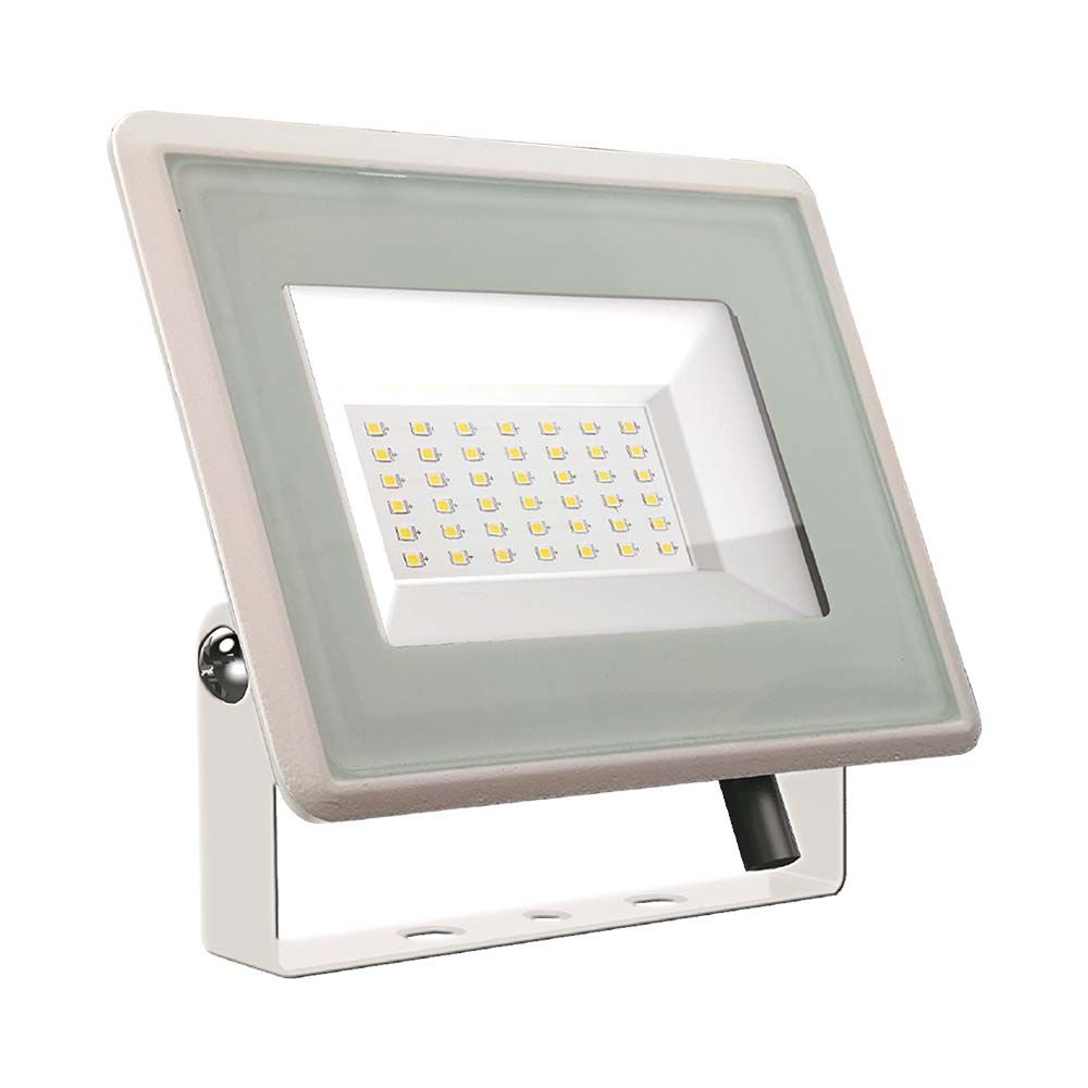 30W Naświetlacz LED / Seria: F-Class / Barwa:4000K / Obudowa: Biała - 6747 - V-TAC