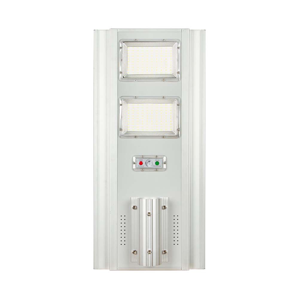 33W Lampa uliczna solarna z czujnikiem ruchu / Barwa:6400K / Obudowa: Srebrna - 6756 - V-TAC