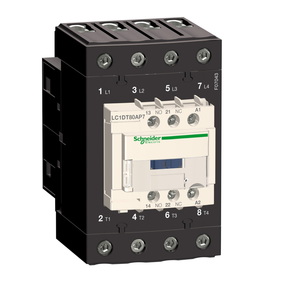 STYCZNIK 80A AC1 4 BIEGUNOWY 415V CEWKA 230V AC 50/60HZ EVERLINK - LC1DT80AP7 - SCHNEIDER ELECTRIC