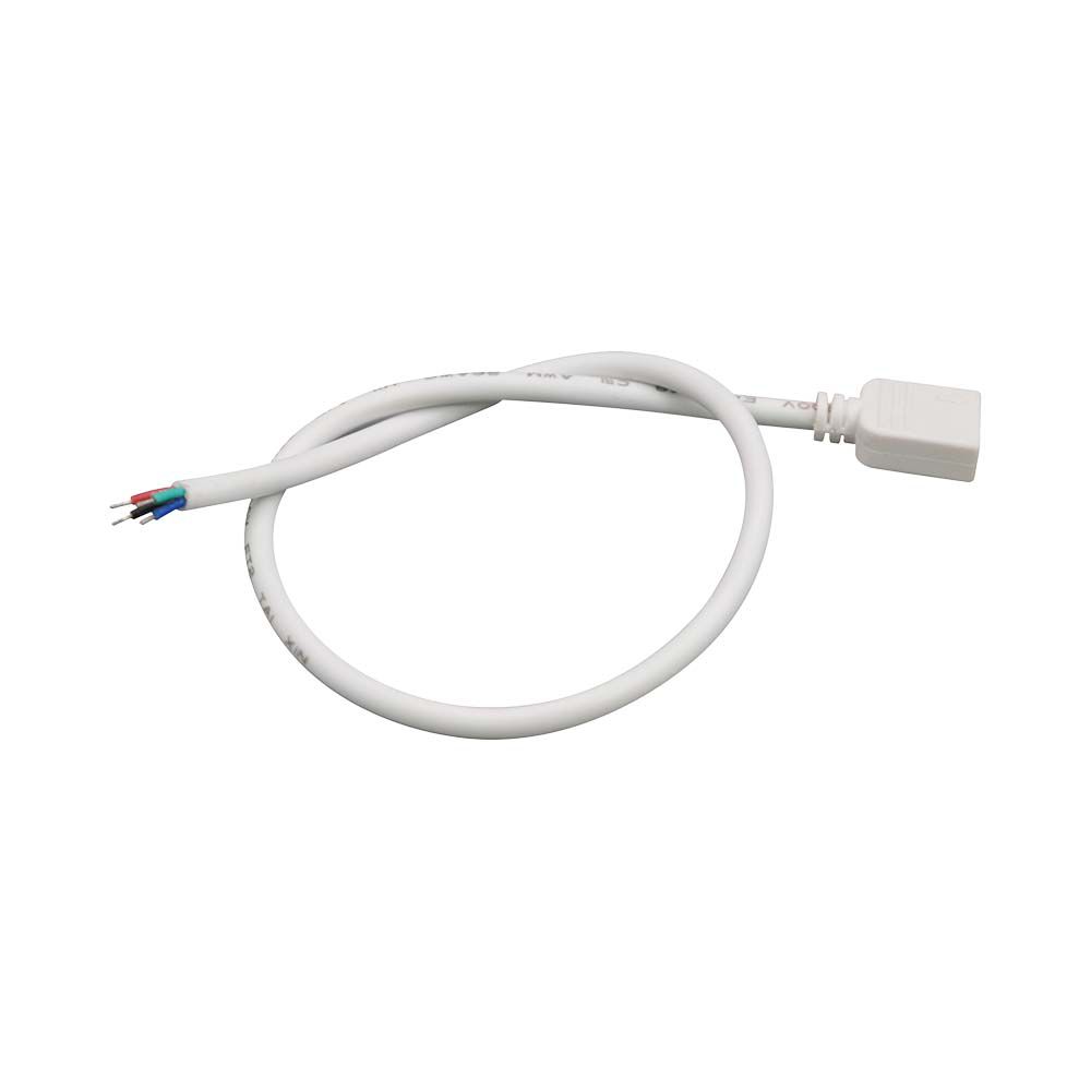 PVC Przewód z wtyczką (0.5m, 4x0.5mm2) do Neon Flex VT-551 - 6878 - V-TAC