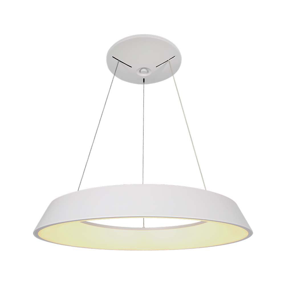 48W Lampa wisząca dekoracyjna LED Triac / Ściemniana / 3000K / Kolor: Biały - 6903 - V-TAC