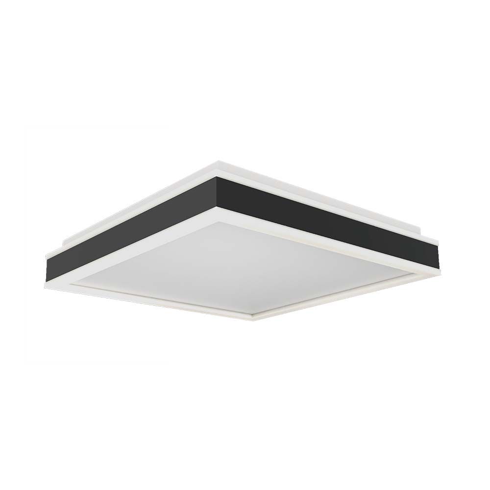 38W Lampa dekoracyjna LED 4000K / Kolor: Czarny / Kształt: Kwadratowy - 6914 - V-TAC