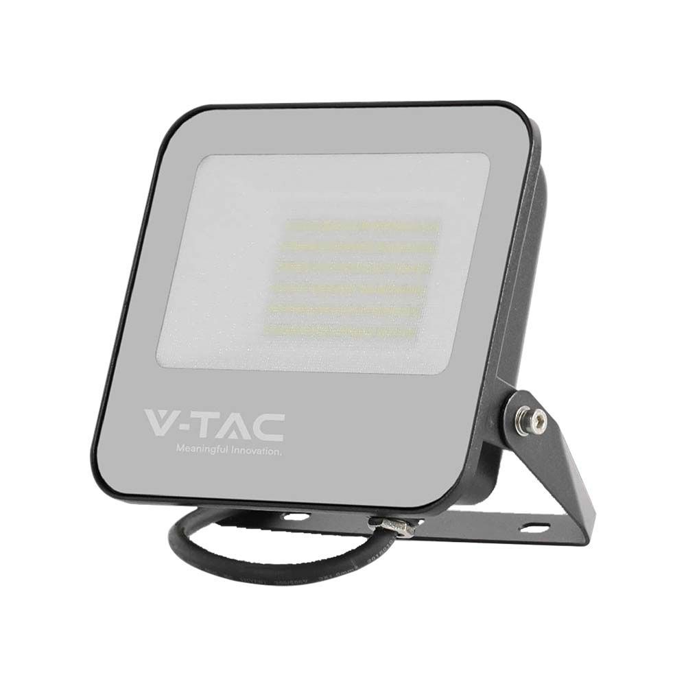 50W Naświetlacz LED SMD / Barwa:4000K / Obudowa: Czarna / Skuteczność 185lm/W - 9892 - V-TAC