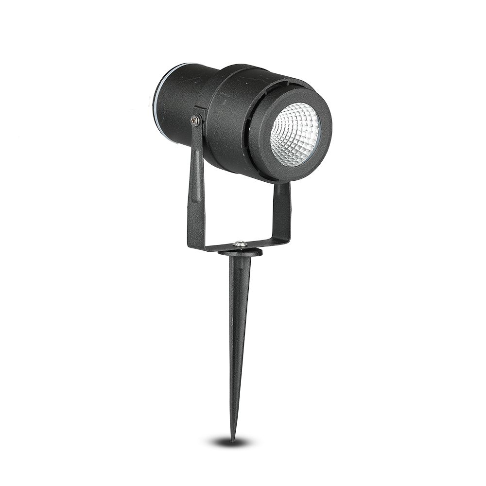 12W Oprawa ogrodowa SPIKE / Barwa:3000K / Obudowa: Czarny - 217544 - V-TAC