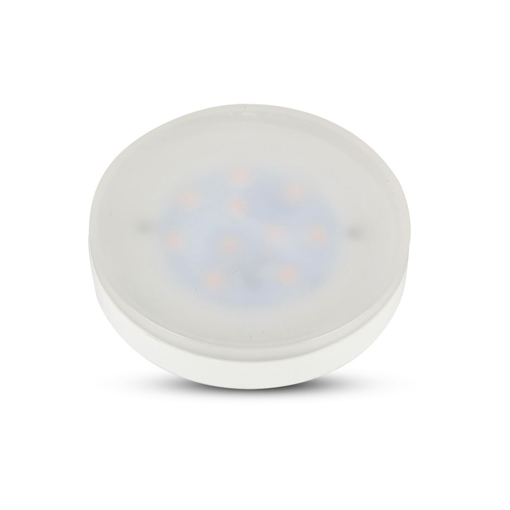 7W Żarówka LED / Chip SAMSUNG / Barwa:3000K / Trzonek:GX53 - 21222 - V-TAC