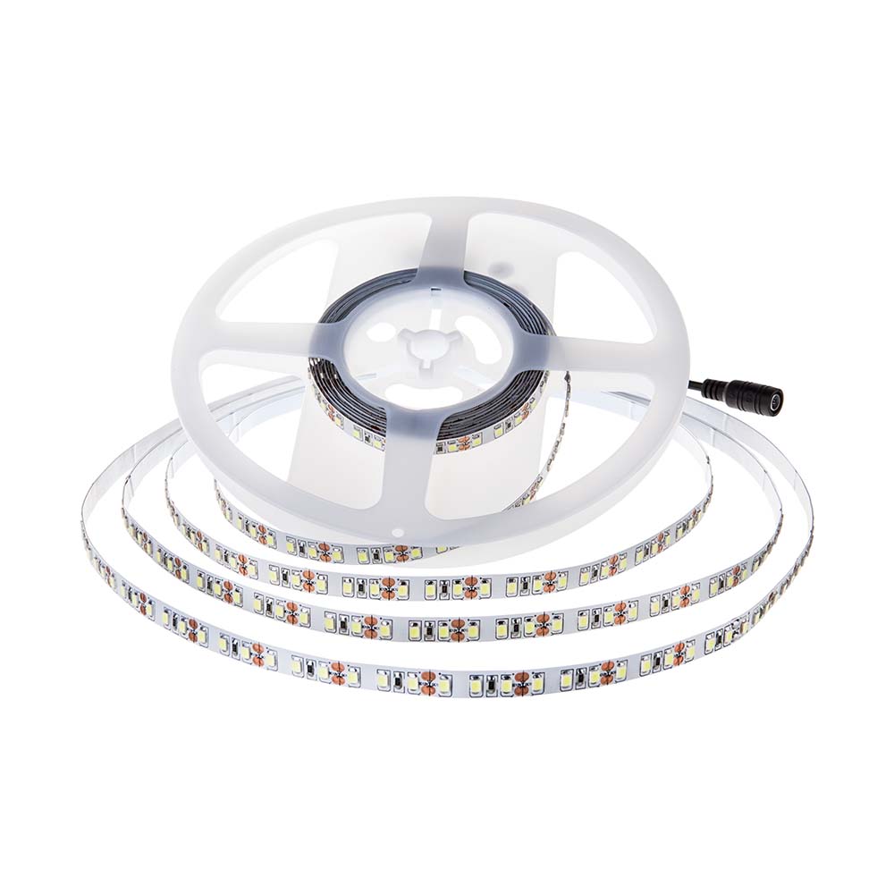 12W Taśma LED / Barwa:4000K / IP20 / Zasilanie: 24V / Rolka:5m - 212597 - V-TAC