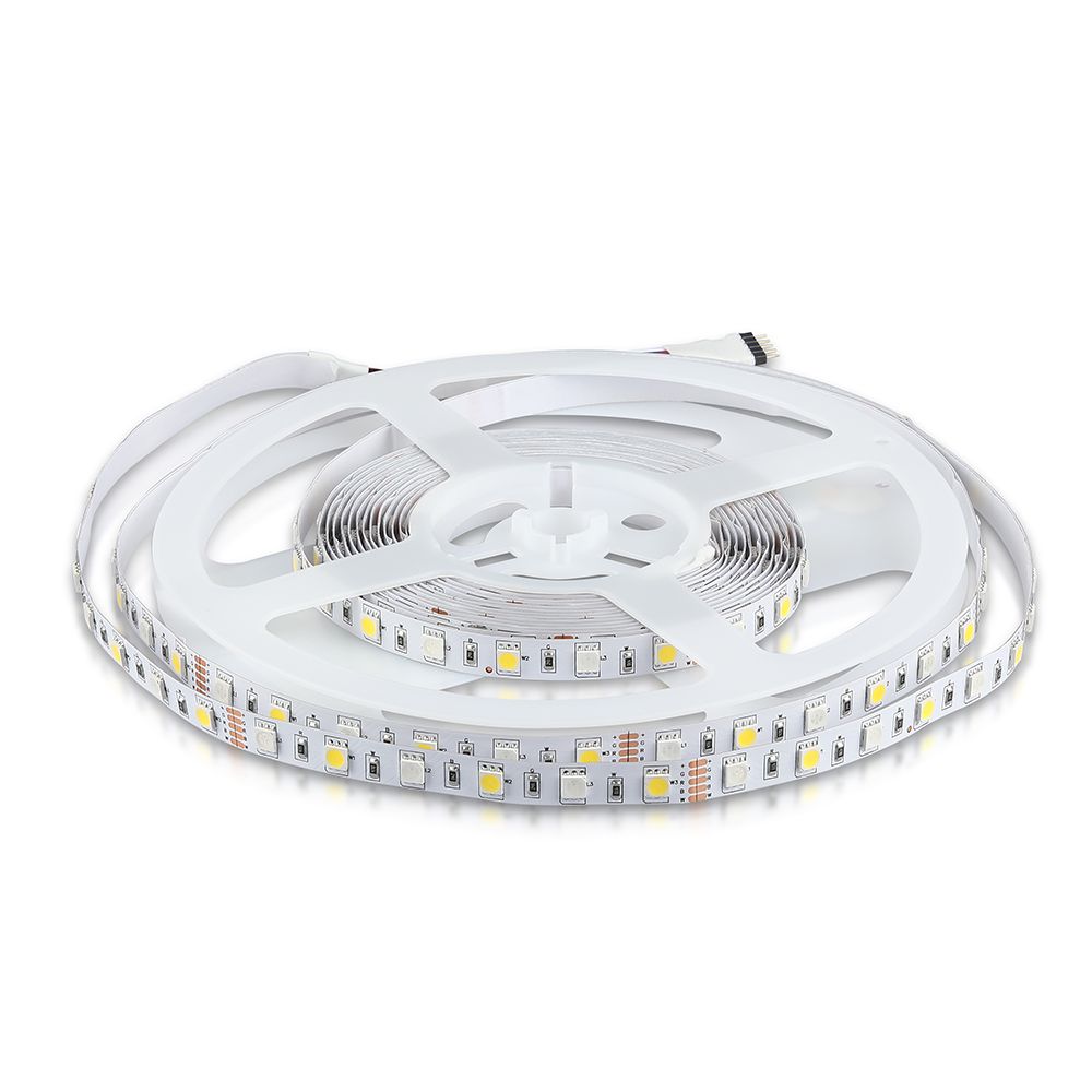 13W Taśma LED COB / Barwa:3000K / Zasilanie: 24V / IP20 / Rolka:5m - 212649 - V-TAC
