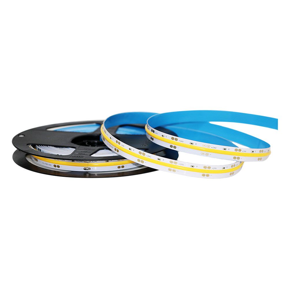 10W Taśma LED COB / Barwa:3000K / Zasilanie: 24V / IP20 / Rolka:5m - 212652 - V-TAC