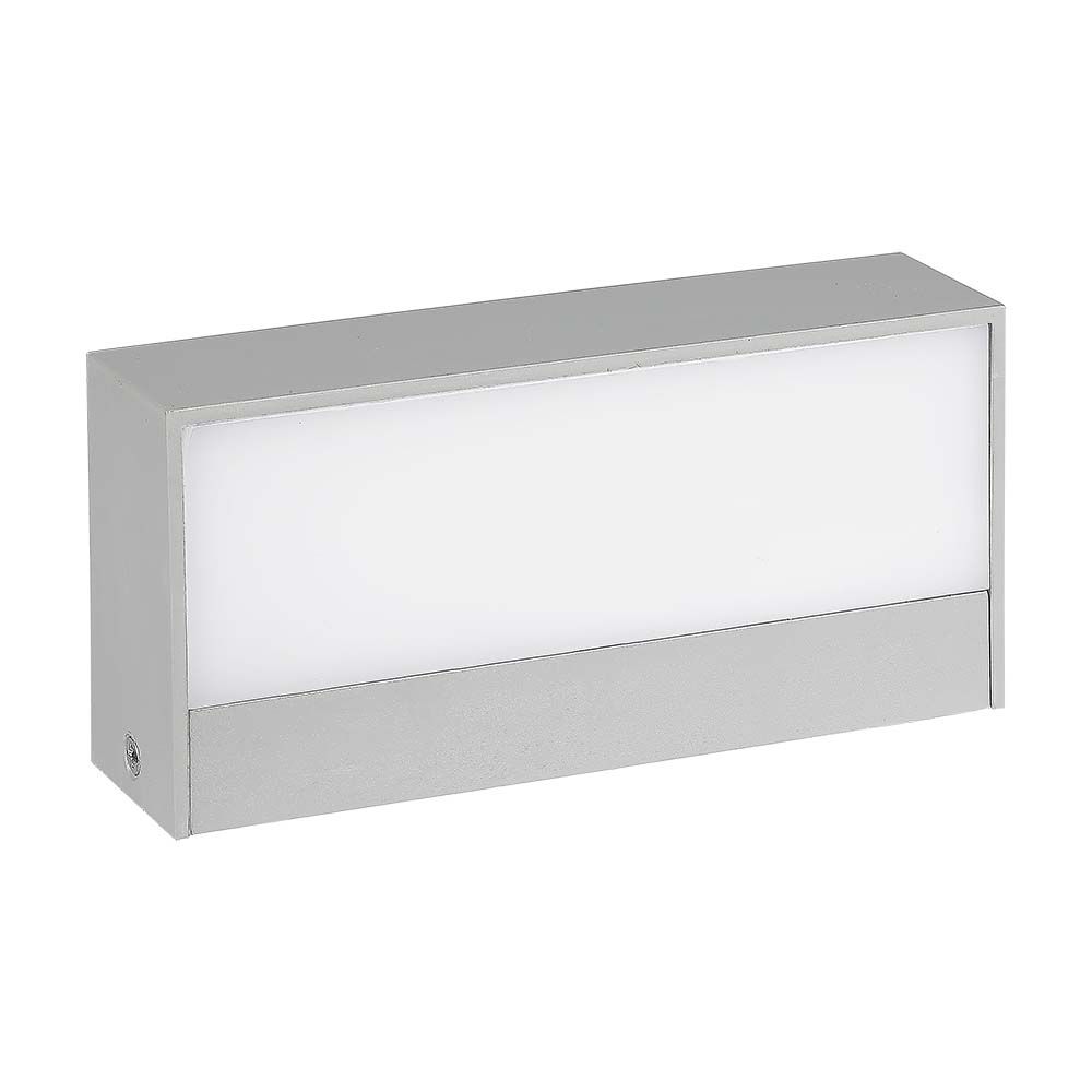 9W Lampa ścienna LED / Kierunek: Góra-Dół / Barwa:3000K / Obudowa: Szary - 218239 - V-TAC