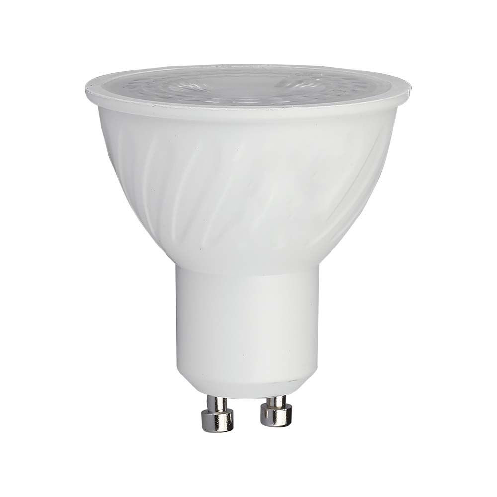 6W GU10 Żarówka LED / Chip SAMSUNG / Barwa:4000K / Kąt 38'D / Trzonek:GU10 - 21190 - V-TAC