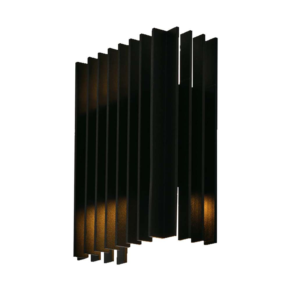 2*6W Lampa ścienna LED (W141*D65*H200mm) / Barwa: 3000K / Obudowa: Czarna - 10559 - V-TAC
