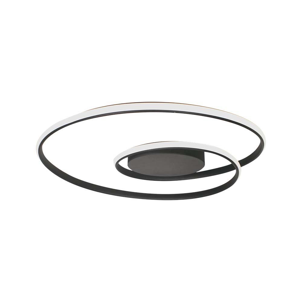 48W Sufitowa lampa LED / Wymiary:600x50mm / Barwa: 4000K / Obudowa: Czarna / Ściemniana - 14990 - V-TAC