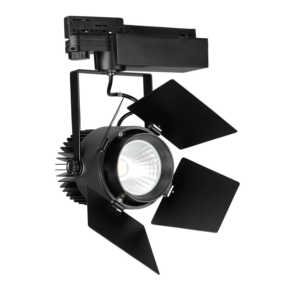 33W Lampa LED na szynoprzewód / Chip Samsung / Barwa: 4000K / 5 lat gwarancji / Obudowa: Czarna - 21372 - V-TAC